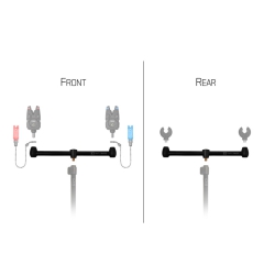 Delphin SimpleBUZZ buzz bar na dwie wędki 30 cm